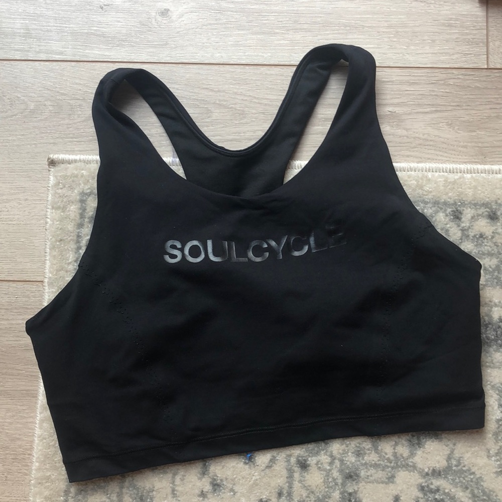 Lululemon Longline Black SoulCycle Sports Bra